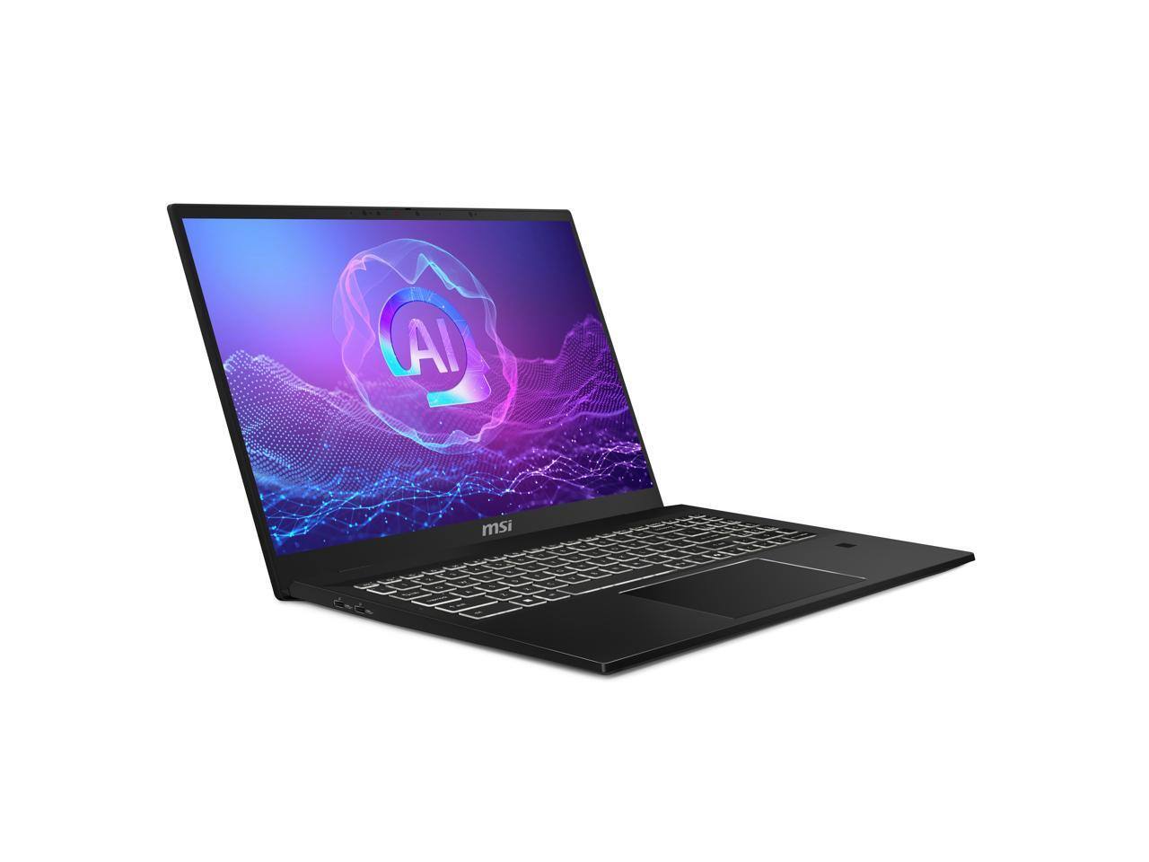 Alt View 5. MSI - MSI Summit A16 AI+ 16" Touchscreen Copilot+ PC Ryzen AI 9 365 32GB RAM 1TB SSD Win 11 Pro (A3HMTG-014US) - Ink Black.