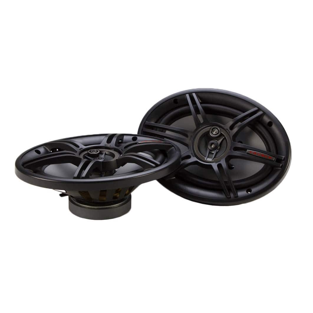 Front. Crunch - Crunch 400 Watts 6 x 9 Inches 3-Way 4-Ohm Coaxial CS Speakers, Black | CS-693 - Black.