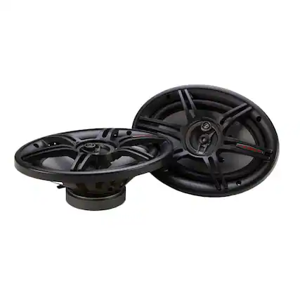 Front. Crunch - Crunch 400 Watts 6 x 9 Inches 3-Way 4-Ohm Coaxial CS Speakers, Black | CS-693 - Black.
