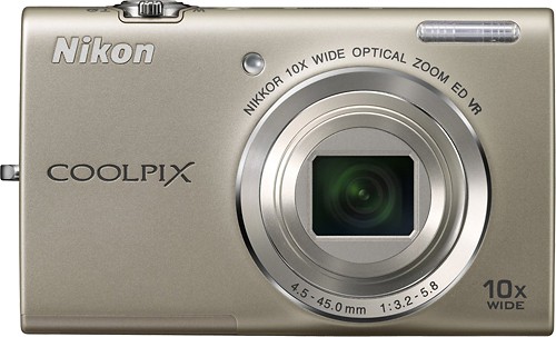  Nikon - Coolpix S6200 16.0-Megapixel Digital Camera - Silver