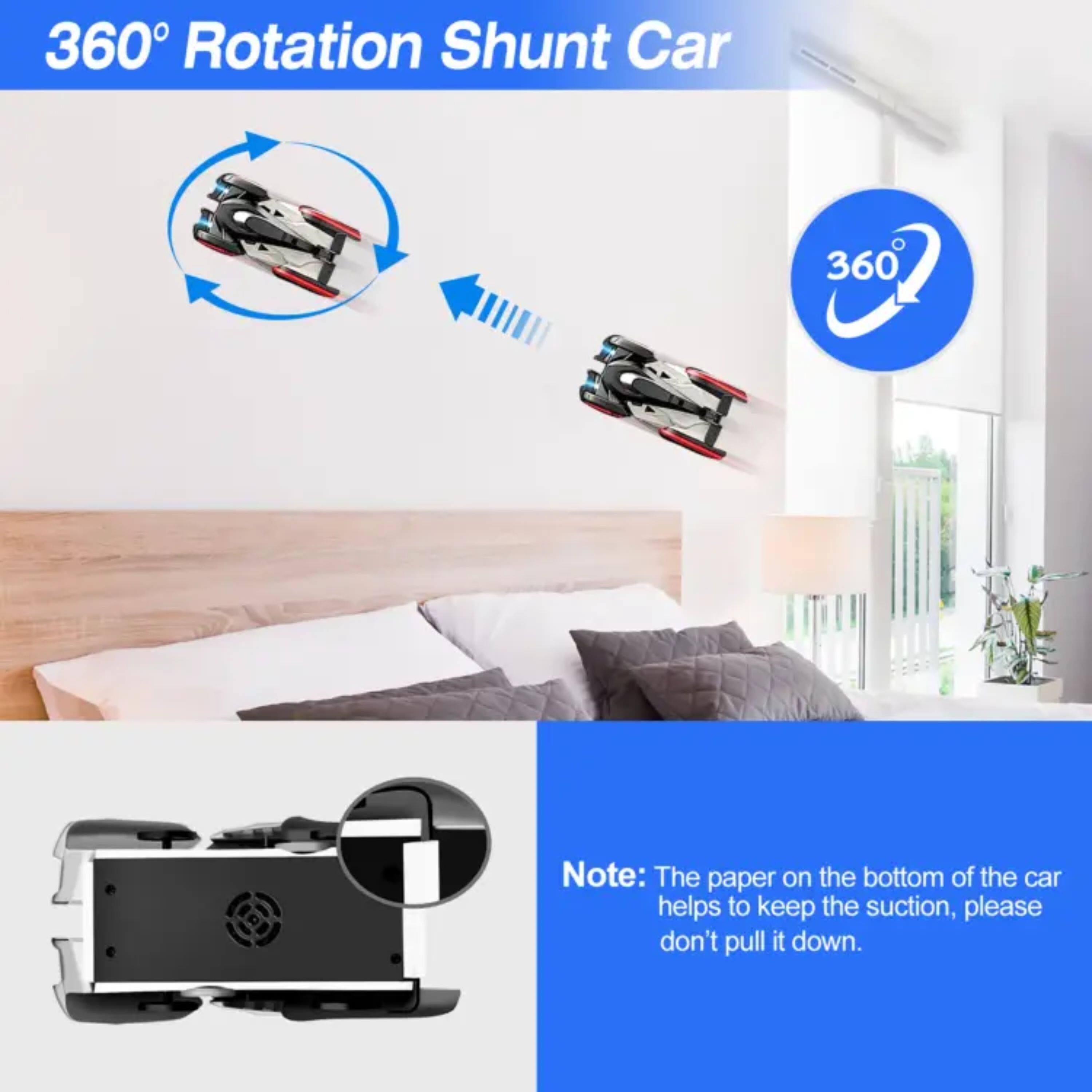 360° Rotation Shunt Car

Note: The paper on the bottom of the car helps to keep the suction, please don't pull it down.