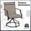 Product Dimensions: 21" 24" 35.5" 20.5" 19.5" 24.5" 16.5" 25.5"
Weight Capacity: 400 LBS