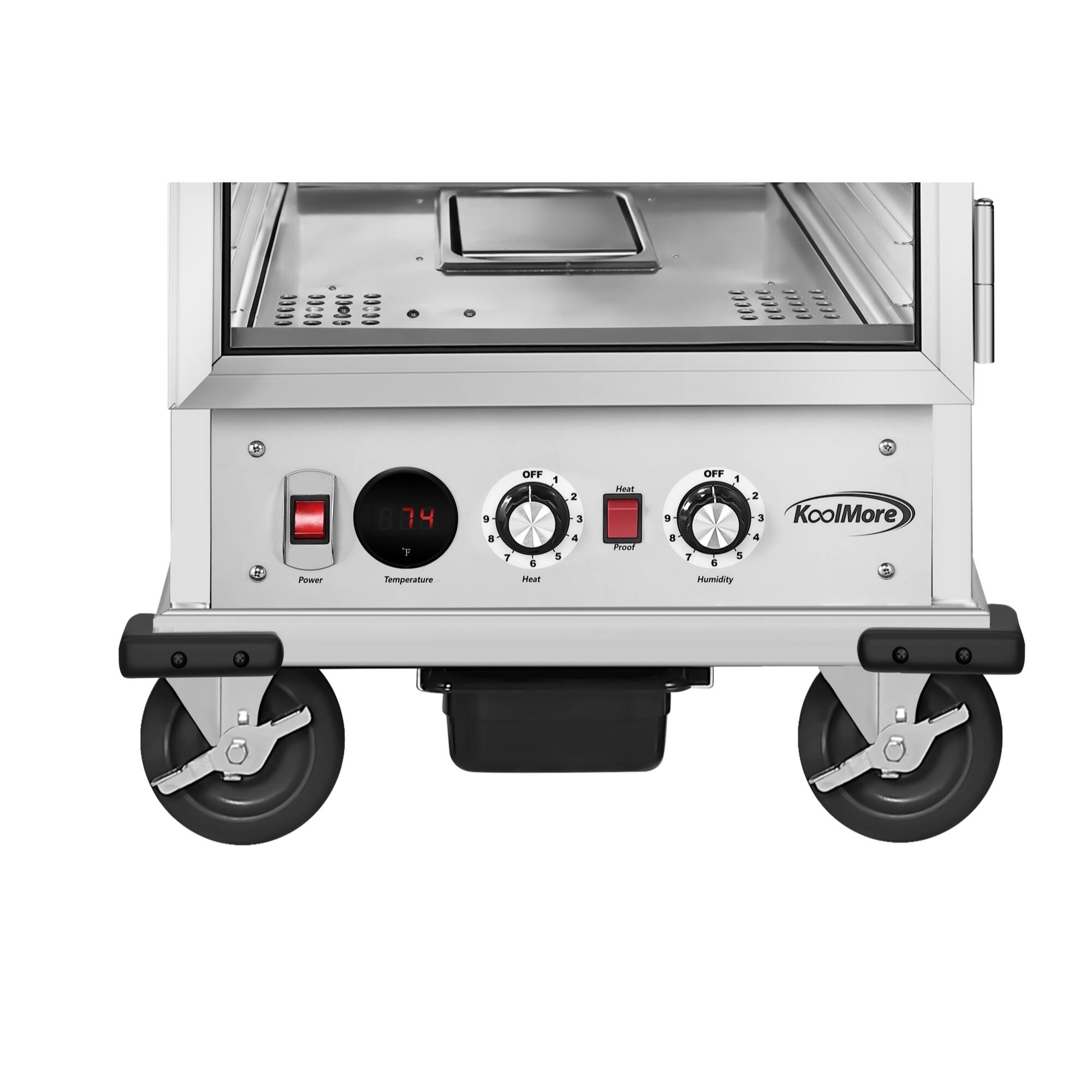 - Power: 8
- Temperature: 74°F
- Heat: 9
- Proof: 8
- Humidity: 2
- KoolMore