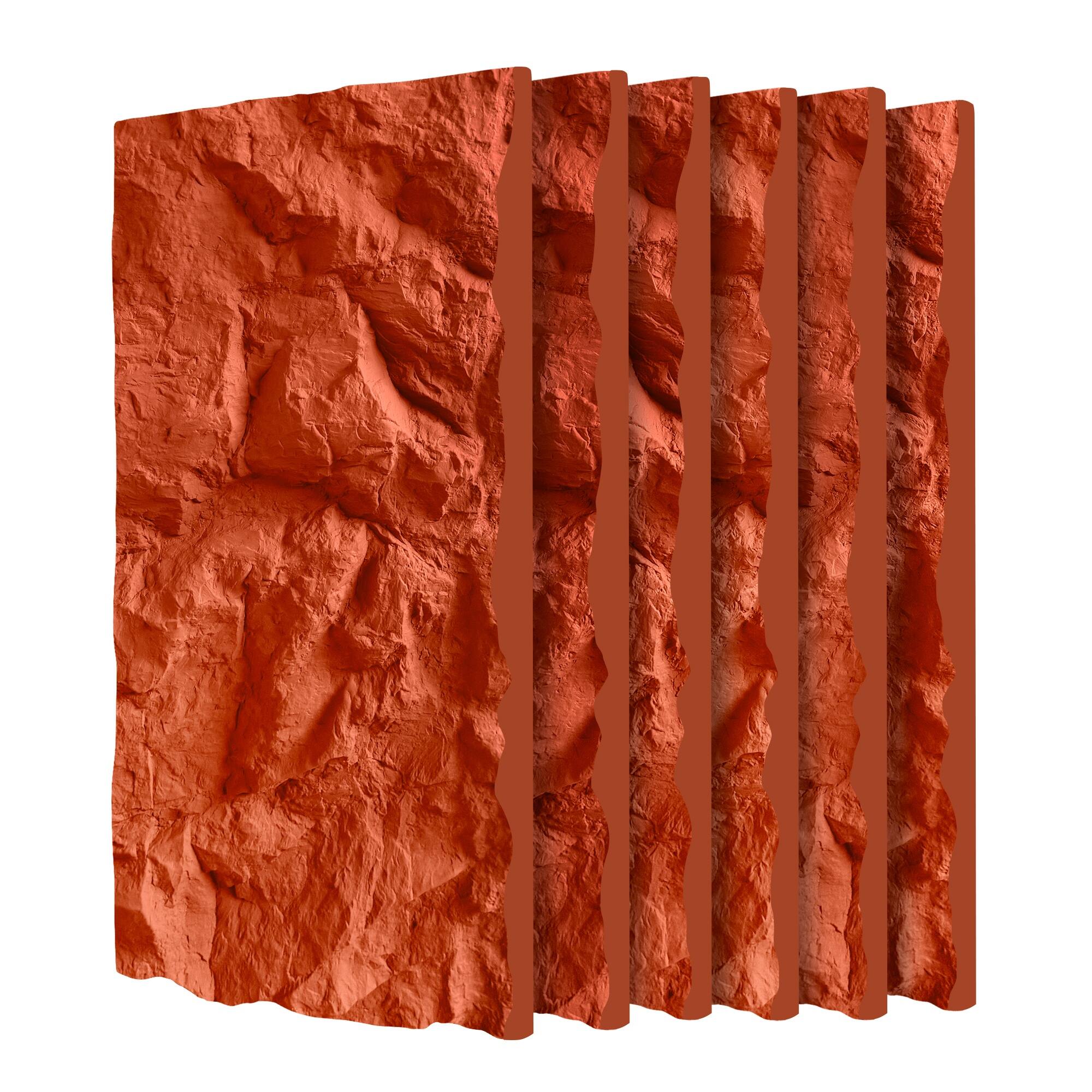 Alt View 5. Boyel Living - 6-Pack 23.62-in x 47.24-in Natural 3D Faux Stone Polyurethane Wall Panel - Natural.