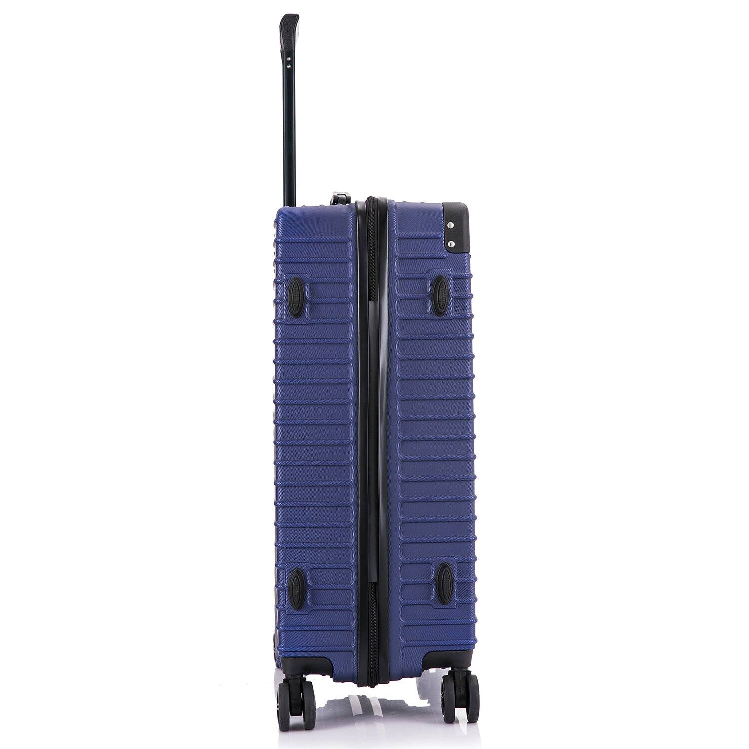 Alt View 3. DUKAP - Tour Lightweight Luggage Medium 24" - BLUE.