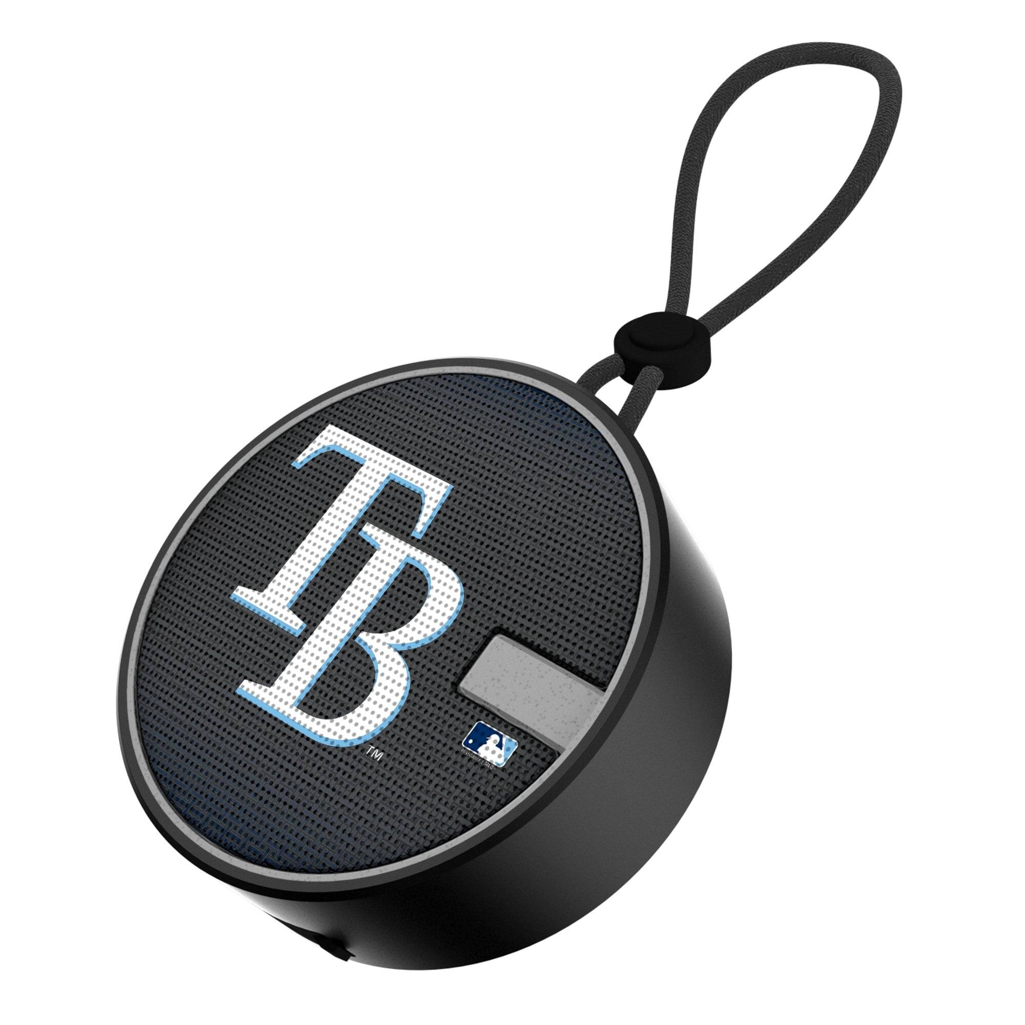 Keyscaper - Tampa Bay Rays Bluetooth IPX7 Linen Print Waterproof Speaker - Black