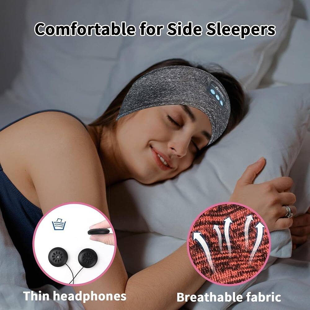 Comfortable for Side Sleepers

Thin headphones

Breathable fabric