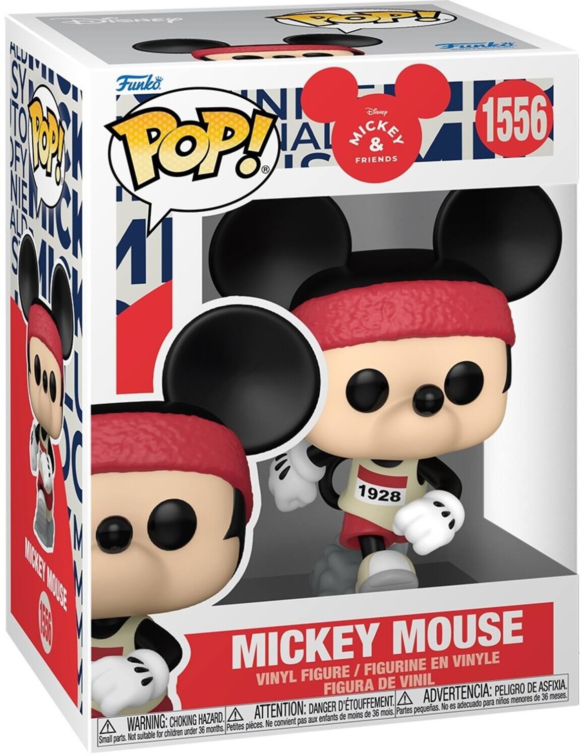 Funko, POP!, 1556, Mickey & Friends, Mickey Mouse, 1928, MICKEY MOUSE FIGURINE EN VINYLE, FIGURE / VINYL, FIGURA DE VINIL, ADVERTENCIA: PELIGRO DE ASFIXIA, DANGER D'ÉTOUFFEMENT, ADVERTENCIA: PELIGRO DE ASFIXIA, WARNING: CHOKING HAZARD, pequeas, No es adecuado para niños menores de 36 meses, aux enfants de moins de 36 mois, Parties peqieufies. Ne convient pas aux enfants de moins de 36 mois, Small parts. Not suitable for children under 36 months, Petites pièces.