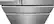 Alt View 18. Frigidaire - Professional 36 in. Wide 21 Cu. Ft. Counter-Depth 4-Door French Door Refrigerator with Custom-Flex Temp Drawer - Smudge-Proof Stainless Steel.