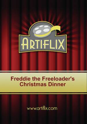 Front. Freddie the Freeloader's Christmas Dinner - DVD.