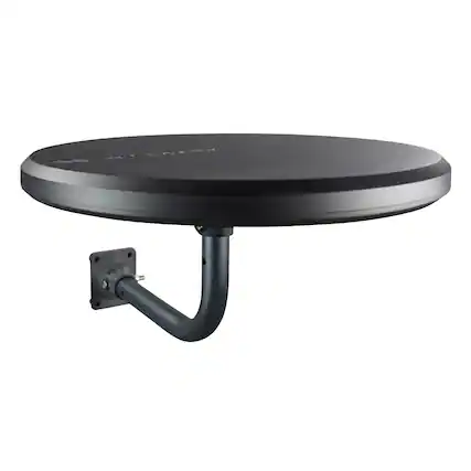 Front. Winegard - Winegard Ms6000d Elite 360 High-band Vhs/uhf Amplified Omnidirectional Outdoor Hdtv Antenna - Silver.
