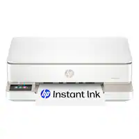 HP - Envy 6155e Wireless AI-Enabled All-in-One Inkjet Printer with 3 Months of Instant Ink (+1 Bonus Month of Ink w/ Code) - White - Front_Zoom