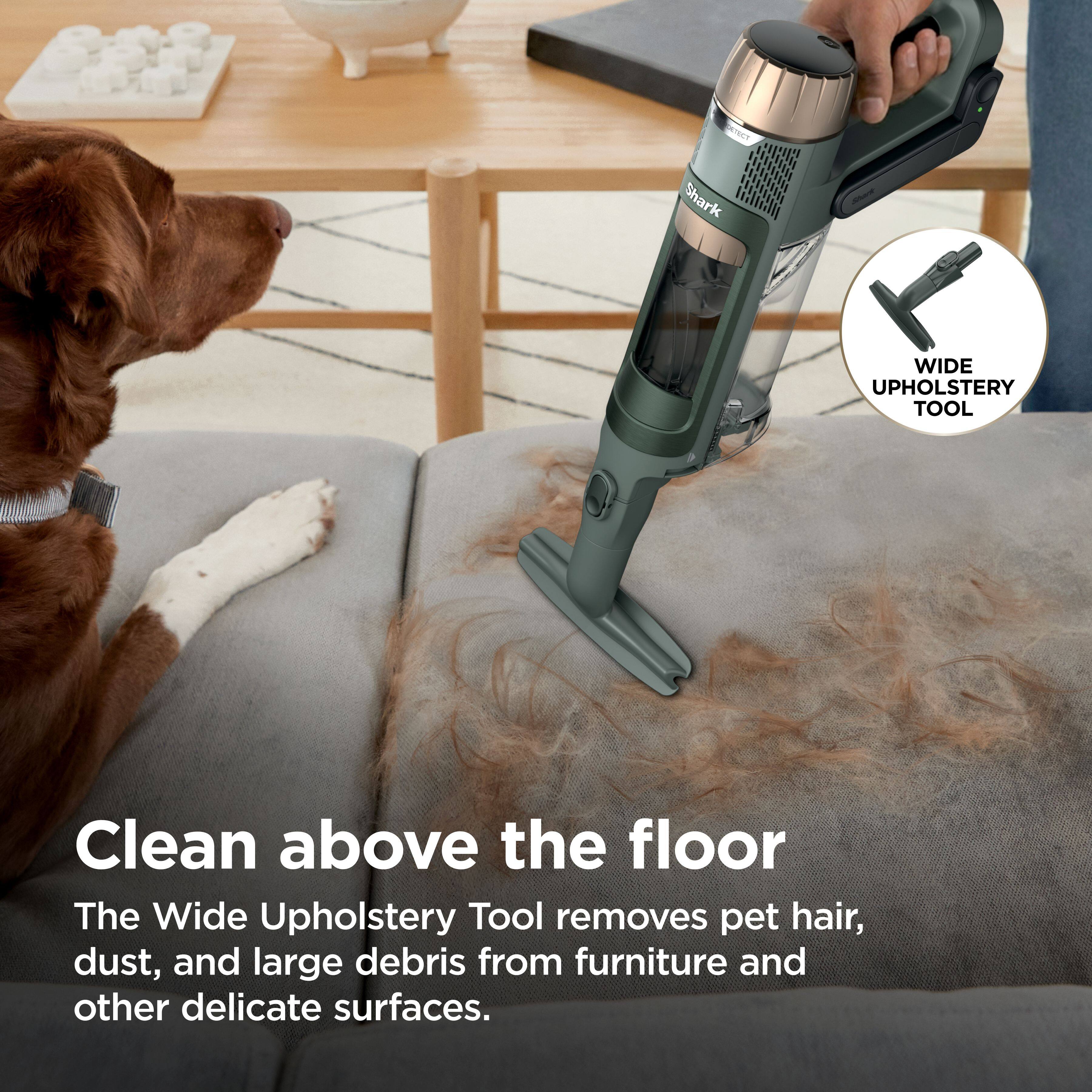 TN Shark WIDE UPHOLSTERY TOOL

Clean above the floor

The Wide Upholstery Tool removes pet hair, dust, and large debris from furniture and other delicate surfaces.