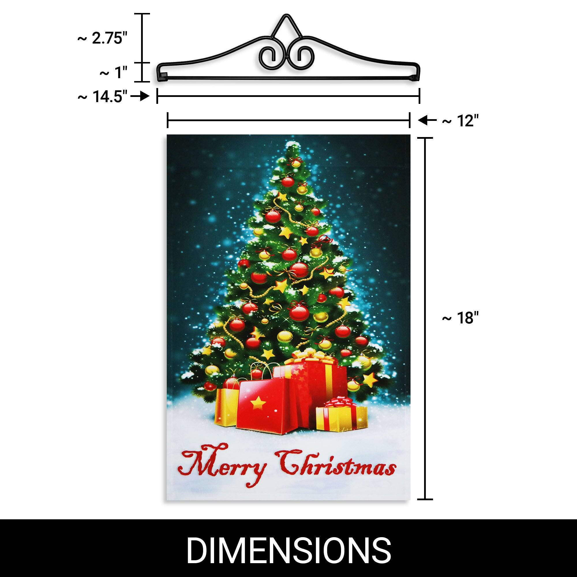 - ~2.75"
- ~1"
- ~14.5"
- ~12"
- ~18"
- Merry Christmas
- DIMENSIONS