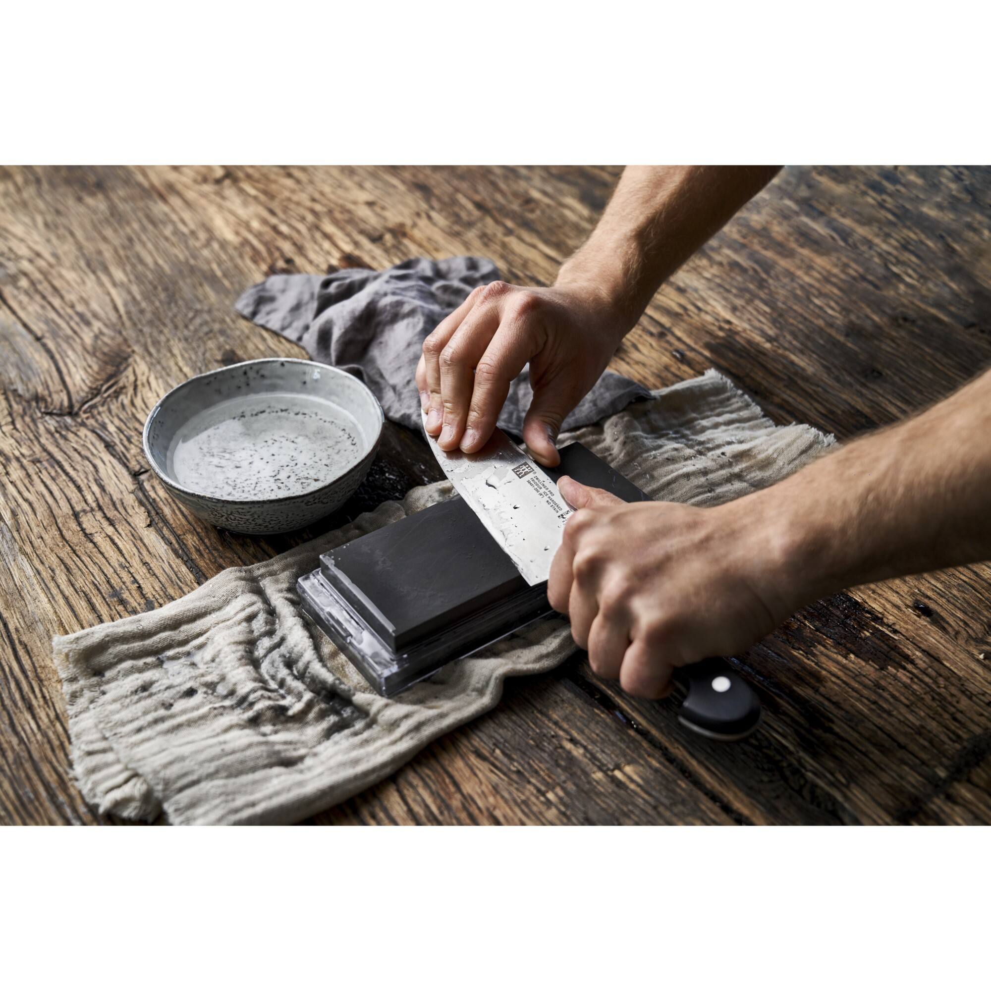 Alt View 4. ZWILLING - ZWILLING TWIN Pro 250/1000 Combination Japanese Water Stone - Black.