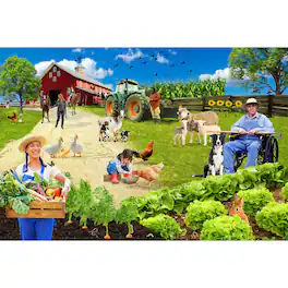 MOJO - Farmyard Adventure Floor Puzzle - Multi