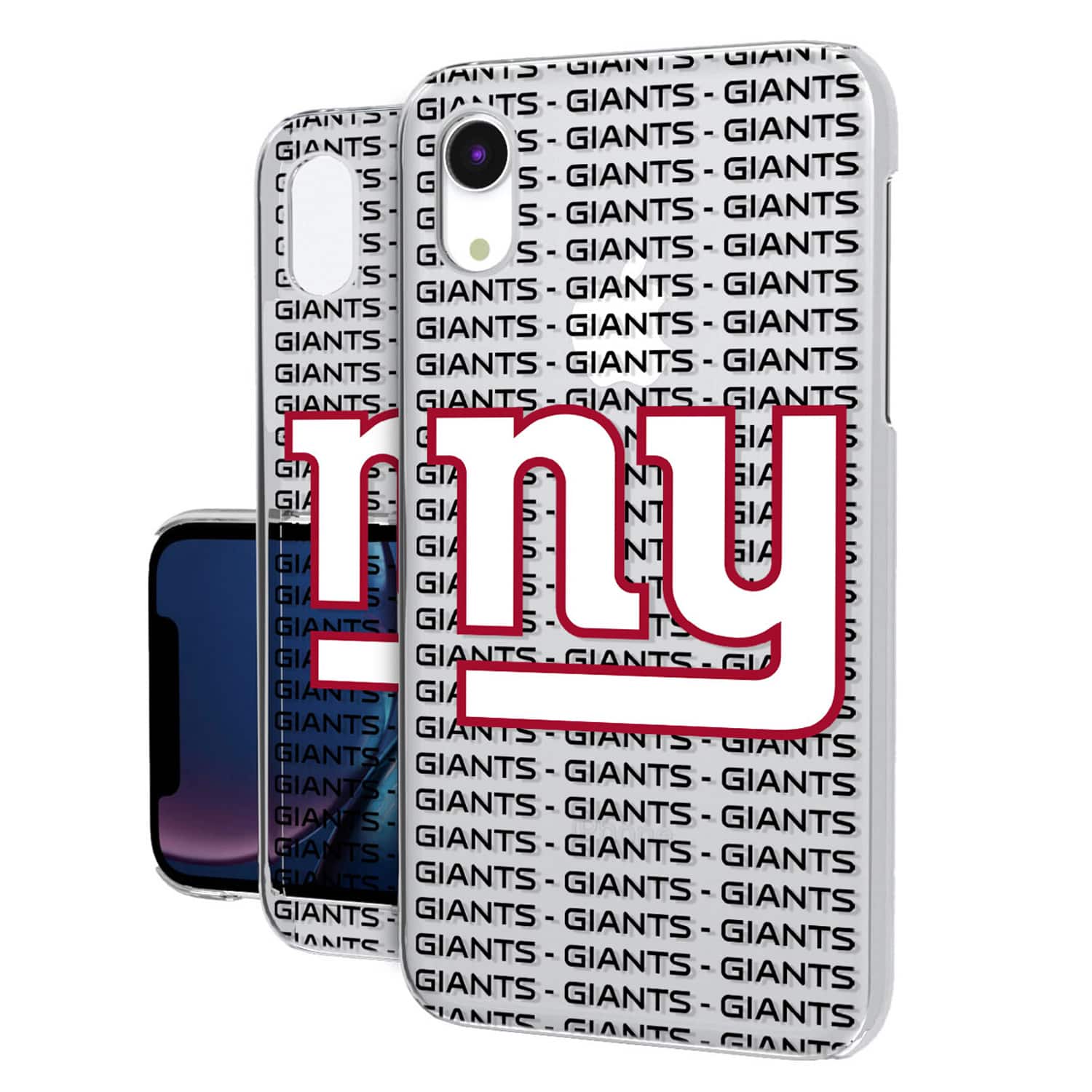 Keyscaper - NFL - New York Giants iPhone Clear Text Backdrop Design Case - 16e - Multicolor price history on PriceWatchPro