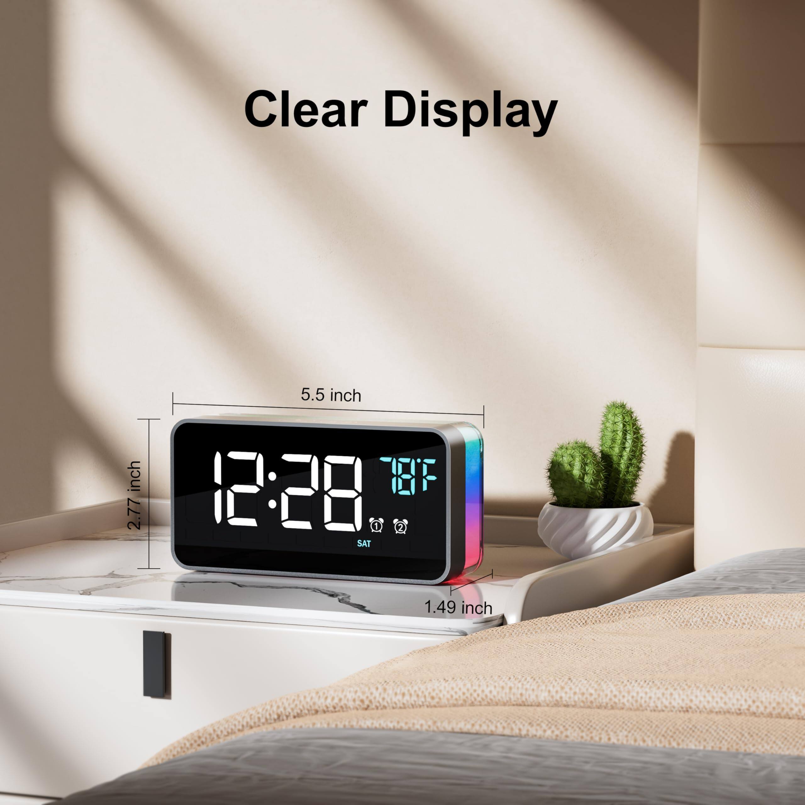 Clear Display  
2.77 inch  
5.5 inch  
1.49 inch