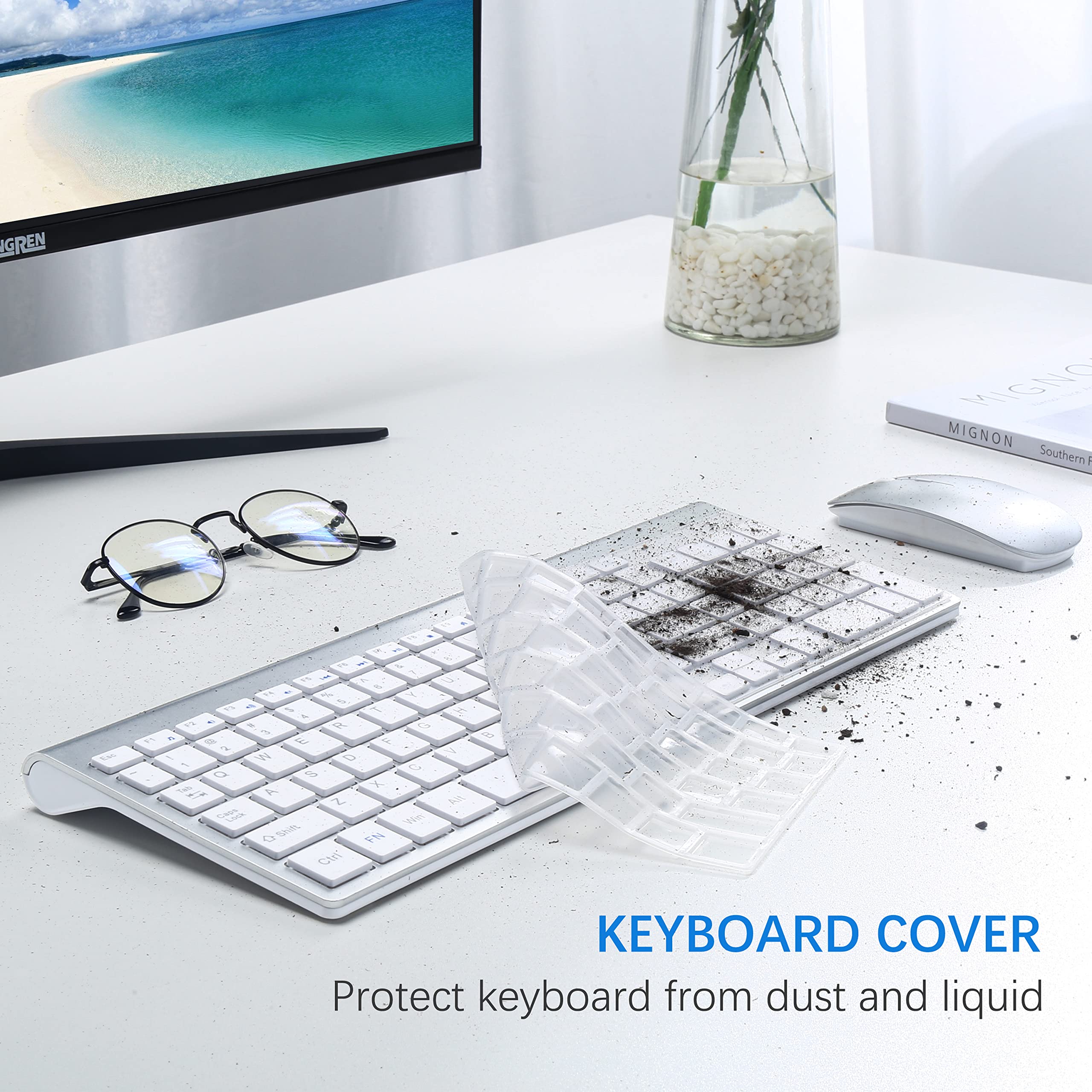 KEYBOARD COVER  
Protect keyboard from dust and liquid
