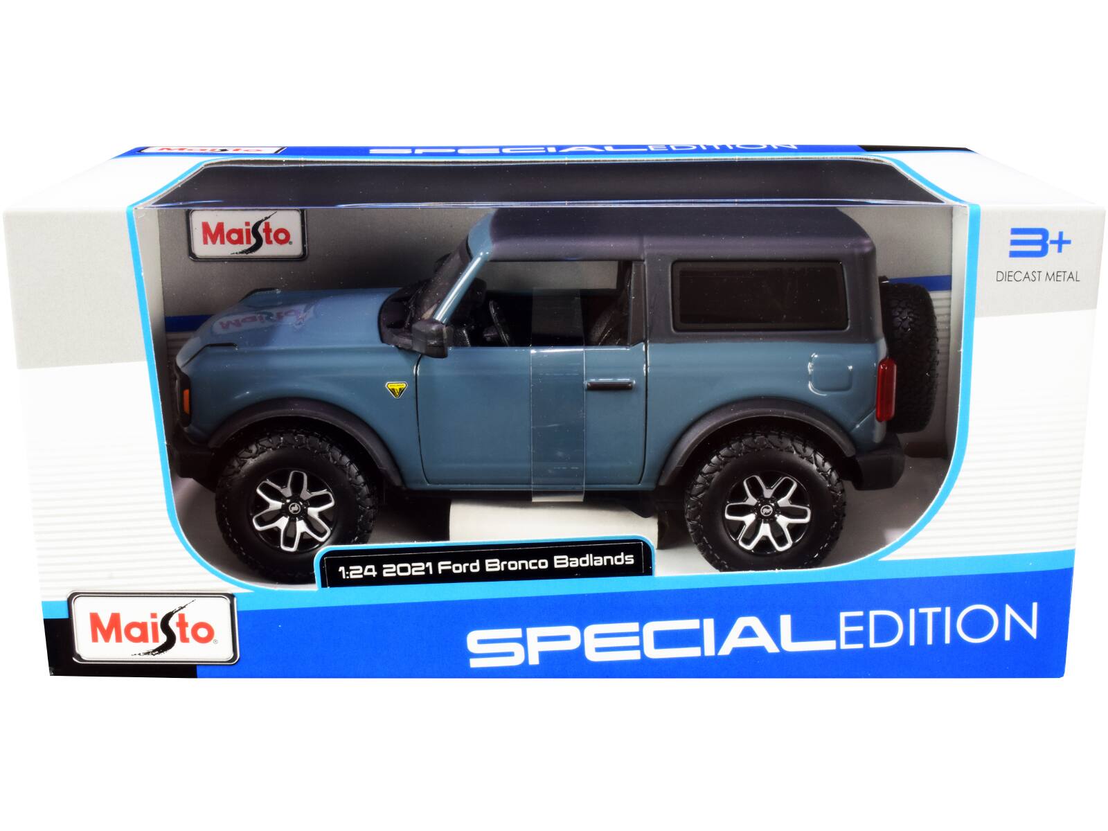 Maisto 3+ Diecast Metal 1:24 2021 Ford Bronco Badlands Special Edition