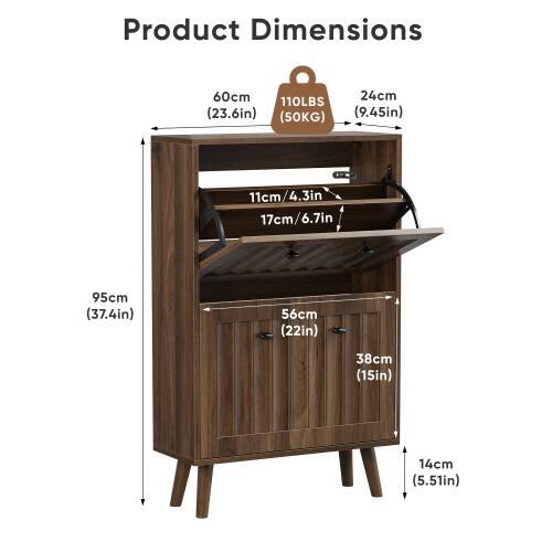 Product Dimensions: 60cm (23.6in) x 110LBS (50KG) x 24cm (9.45in) - 11cm/4.3in x 17cm/6.7in x 95cm (37.4in) x 56cm (22in) x 38cm (15in) x 14cm (5.51in)