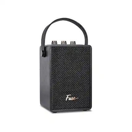 Front. Fuse Audio - Fuse ANDLE Portable Bluetooth Speaker with Handle | 12 Hour Battery Life |Black.