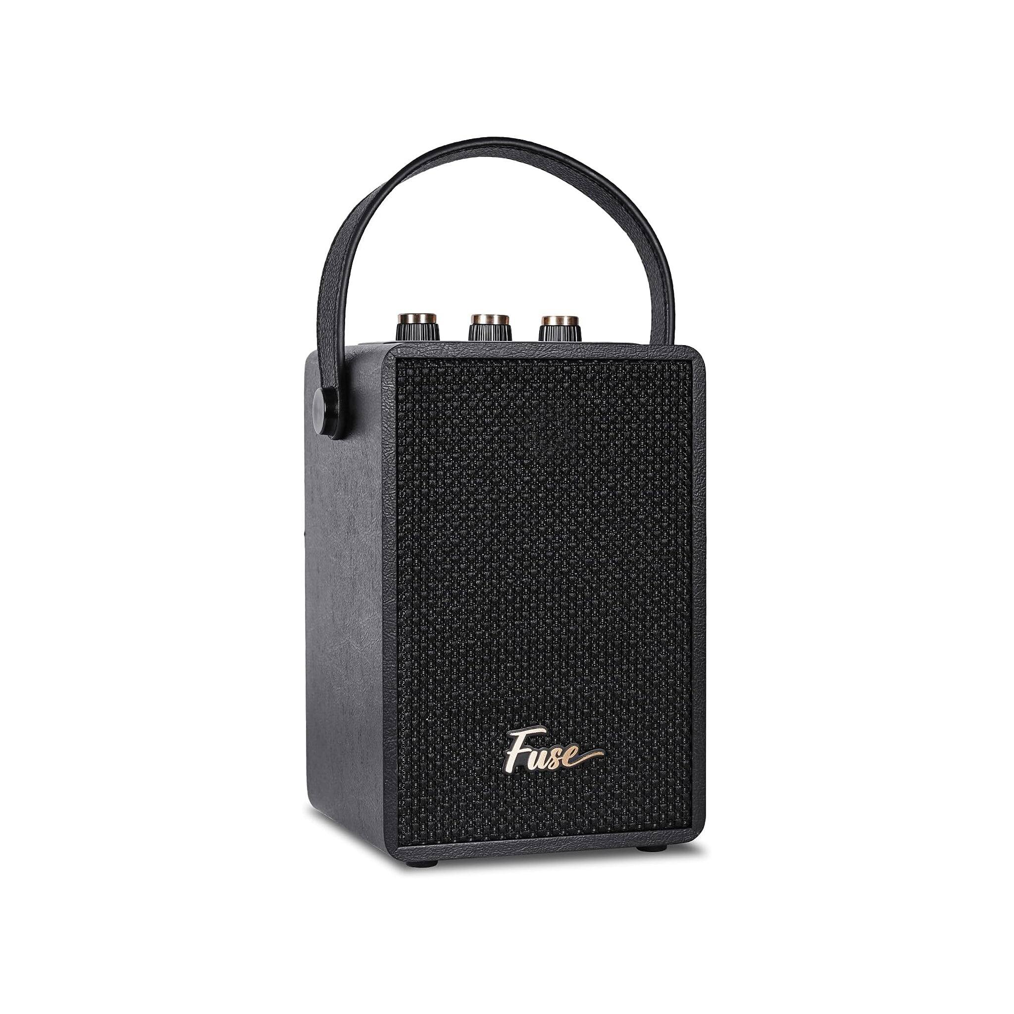 Front. Fuse Audio - Fuse ANDLE Portable Bluetooth Speaker with Handle | 12 Hour Battery Life |Black.