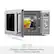 Compact external footprint with a 0.9 cu.ft internal capacity
