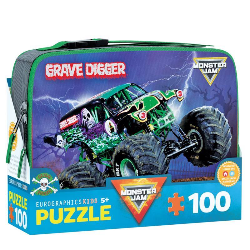 GRAVE DIGGER MONSTER MAL GRAVE DIGGER  
GRAVE BKT OGRAPHICSKIN DIGGER MONSTER PUZZLE 5+ MAL EUROGRAPHICSKIDS KIDS 100 PUZZLE BHY INSULATED LUNCI BG SAC a LUNCH ISOTHERME 100