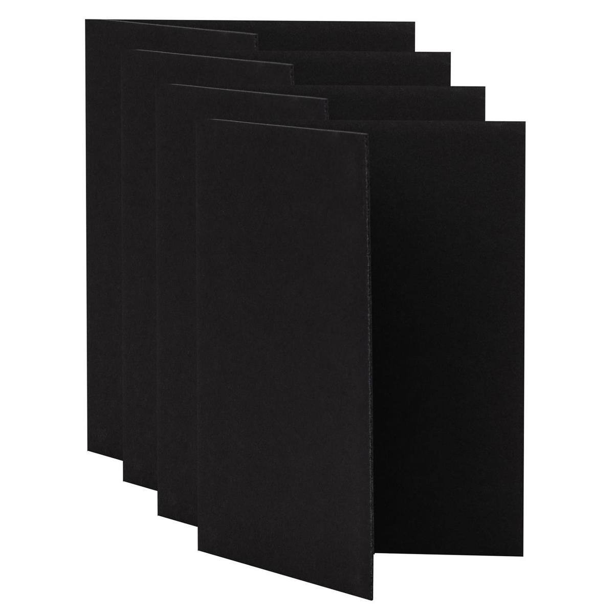 Front. V-FLAT WORLD - V-FLAT WORLD Tabletop V-Flat Small (18"x12"), 4-Pack, Black.