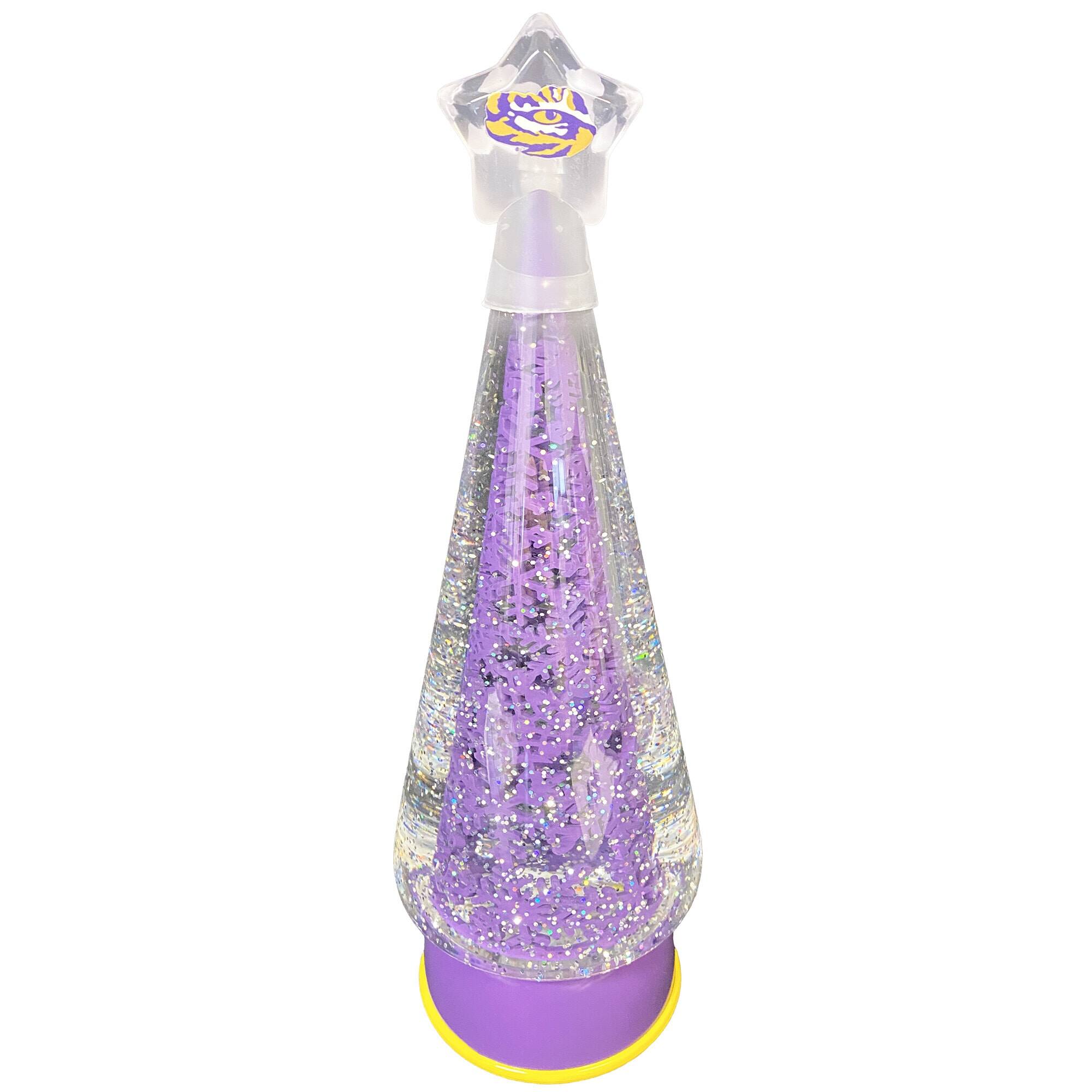 Alt View 1. Santa's Workshop - LSU Tigers 12" Tree Globe - Yellow.