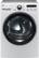 Front Standard. LG - SteamDryer 7.4 Cu. Ft. 12-Cycle Ultra Capacity Steam Gas Dryer - White.