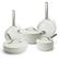 Front. Alva - Alva Mobi Ceramic Nonstick 8-Piece Cookware Set - Cannoli Cream.