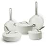 Alva - Mobi Ceramic Nonstick 8-Piece Cookware Set - Cannoli Cream
