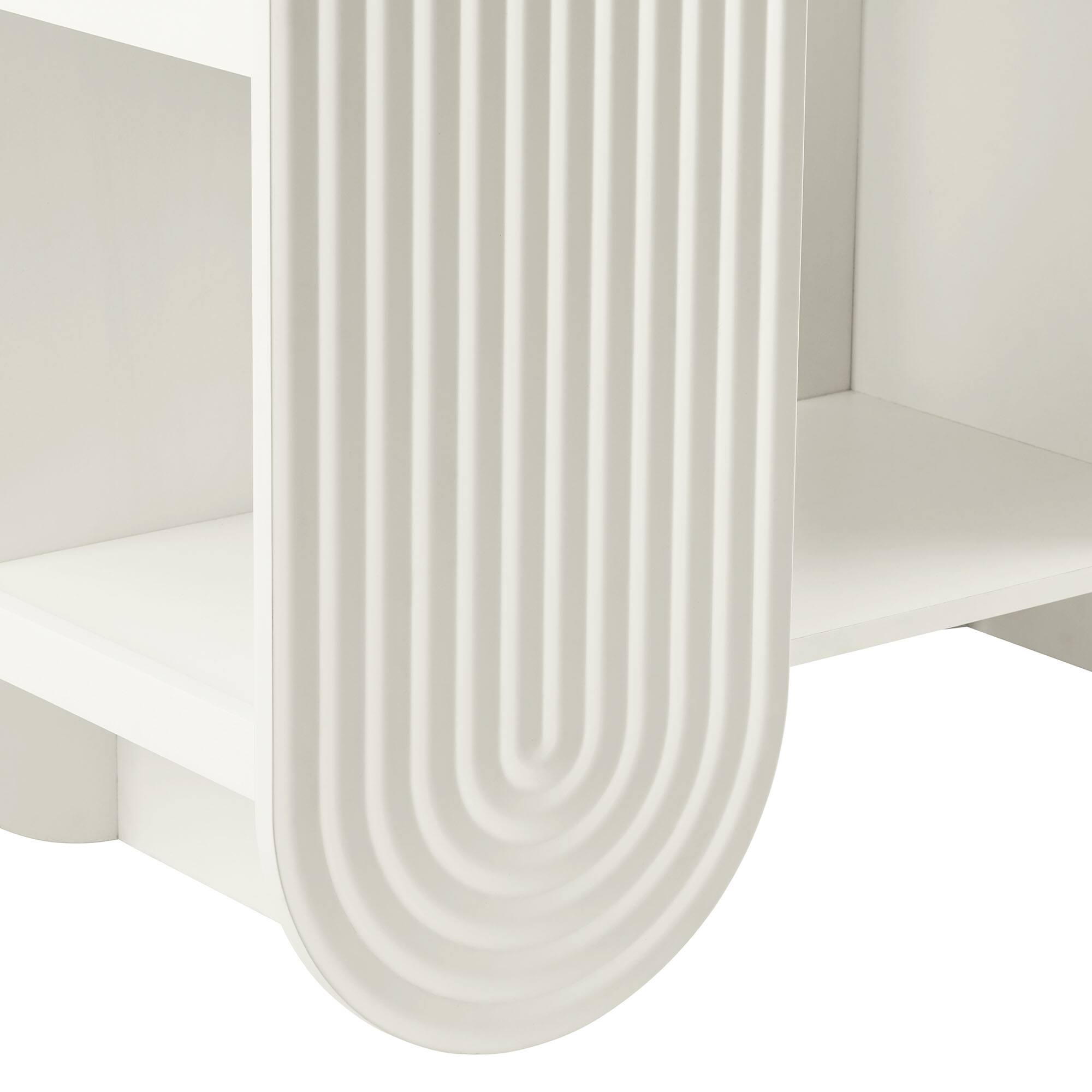 Alt View 5. Modway - Daydream 58" Arched Bookshelf by Modway - White.