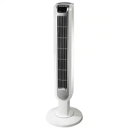 Front. Lasko - Tower Fan - White.