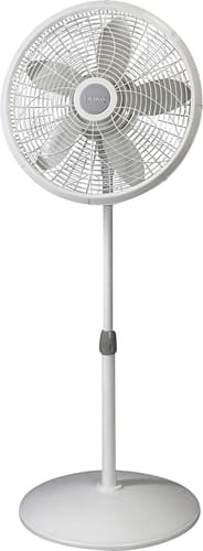 Lasko - Pedestal Fan - White - Front_Zoom