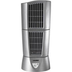 Lasko - Desktop Wind Tower Fan - Platinum - Front_Zoom