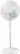 Front. Lasko - Stand Fan - White.