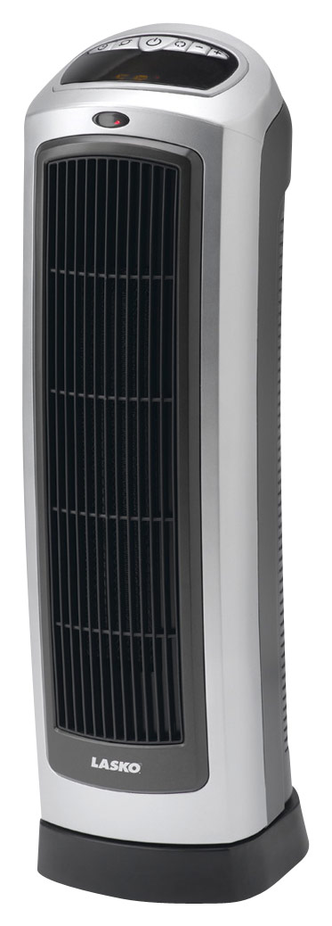 Customer Reviews Lasko Ceramic Tower Heater Gray Black 755320 Best Buy