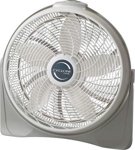 Lasko - Cyclone Pivot Fan - White - Front_Zoom