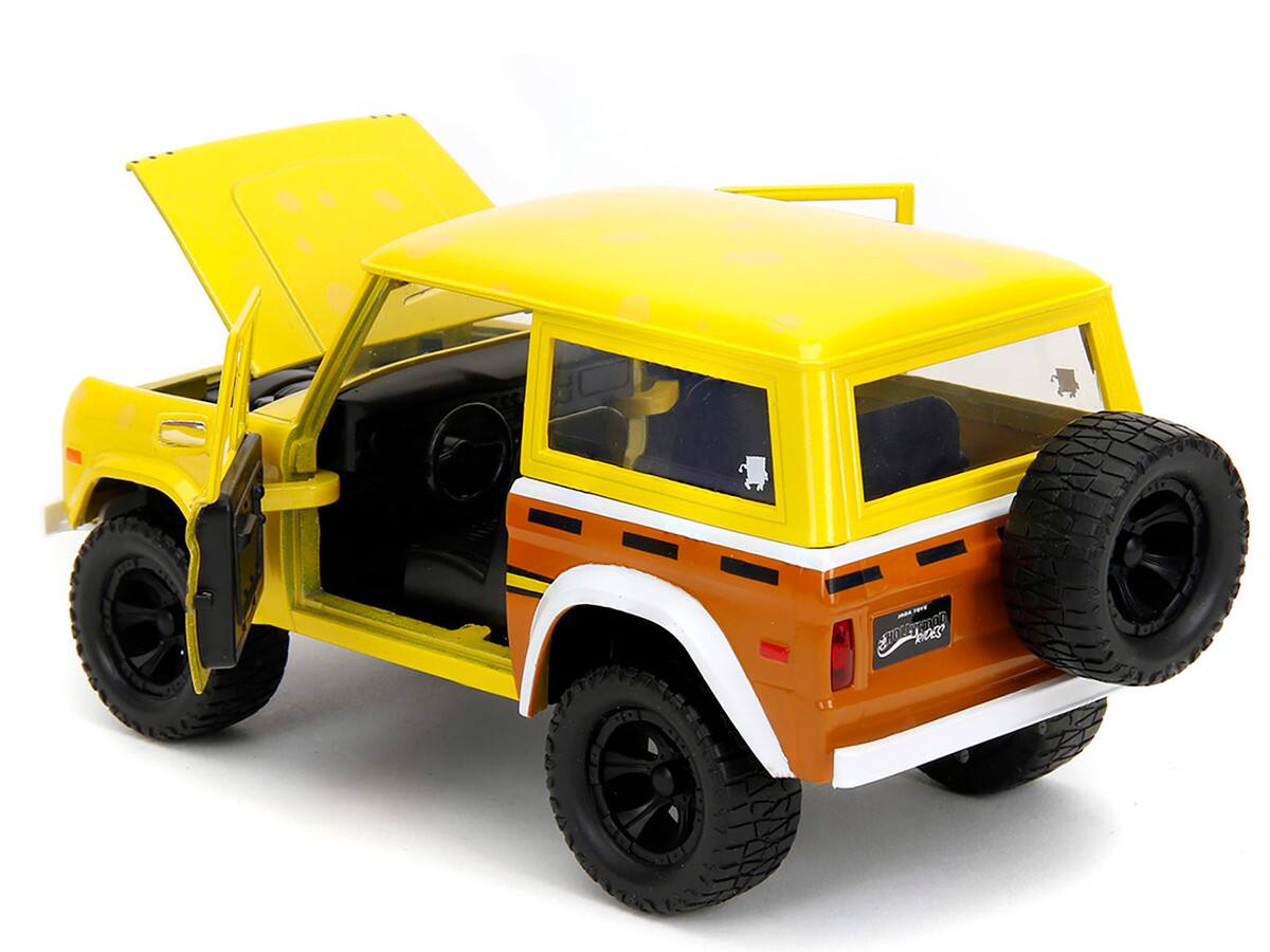 JADA 1973 フォード・ブロンコ & スポンジボブ・フィギア Jada 1973 Ford Bronco & SpongeBob Figure 
