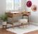 Alt View 17. Linon Home Décor - Rangall 3-Drawer Rattan Desk - Natural.