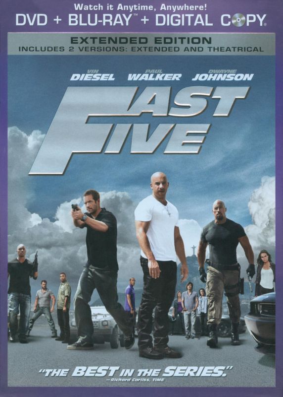 Fast Five [Rated/Unrated] [2 Discs] [Includes Digital Copy] [DVD/Blu-ray] [Blu-ray/DVD] [2011]