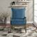 Alt View 12. OSP Home Furnishings - Fletcher Spindle Chair - Navy.