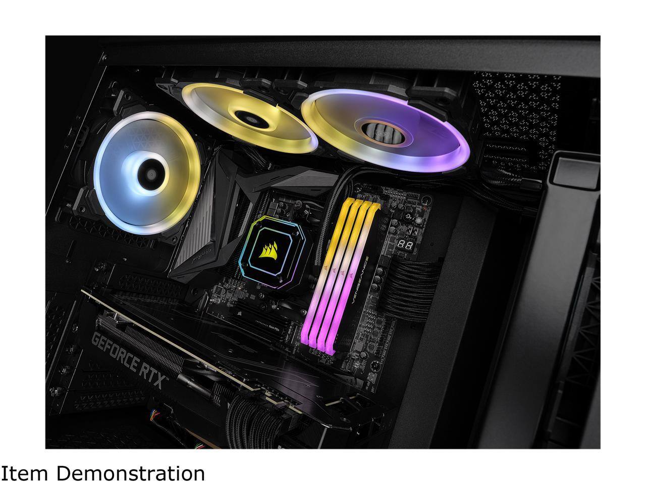 メモリー Corsair Vengeance RGB RS DDR4 64GB CORSAIR Vengeance RGB RS 64GB (2 x 32GB) 288 Pin PC RAM DDR4 3200