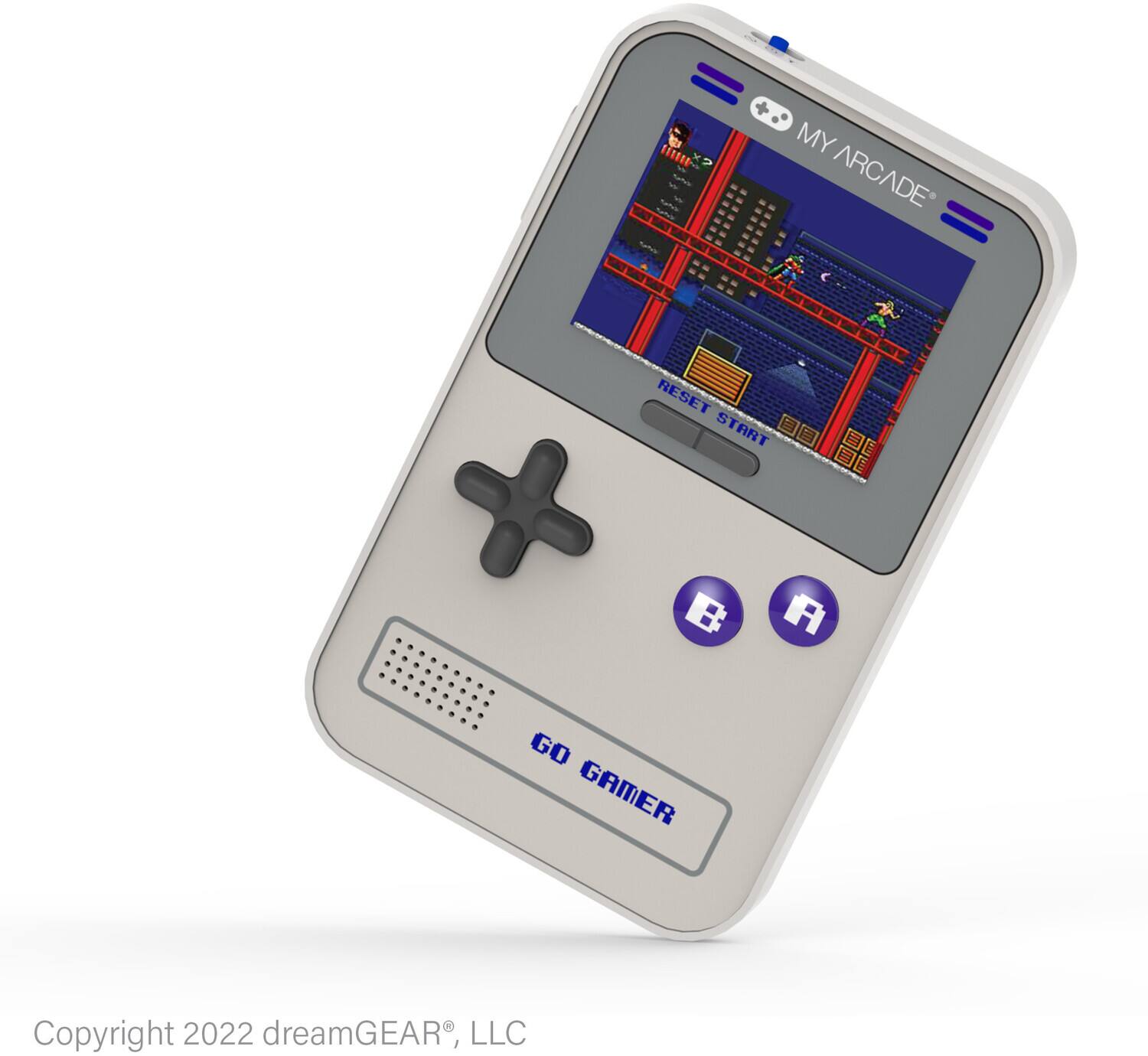 MY ARCADE

RESET START

B A

GO GAMER

Copyright 2022 dreamGEAR®, LLC