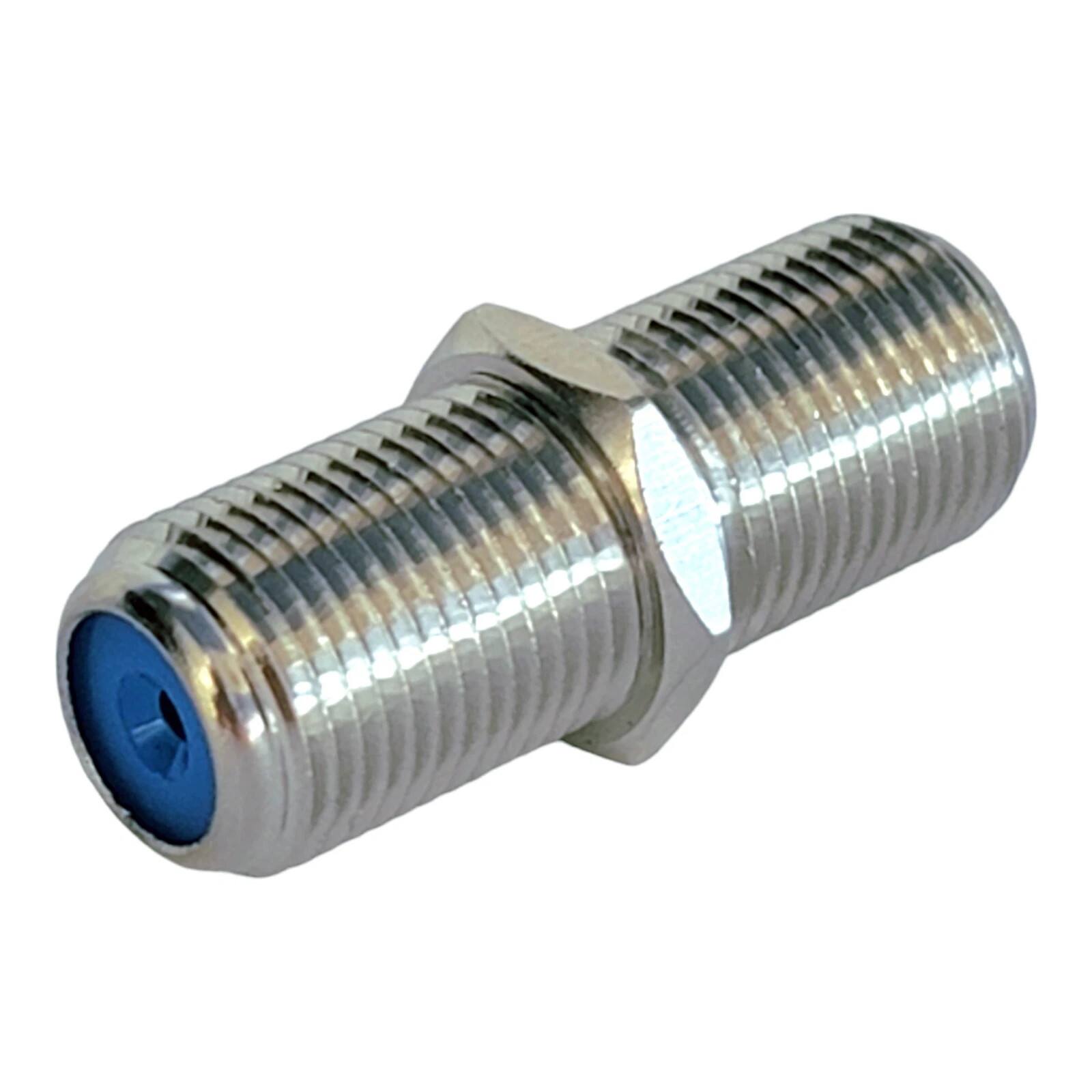 Alt View 1. Cables Direct Online - RG6/RG59 F-Type Female to Female Coaxial Coupler Adapter F81 Barrel Connector for Coax Cable, 3GHz Signal - Silver.