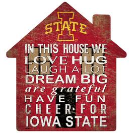 Fan Creations - Iowa State Cyclones 12'' Team House Sign - Multicolor