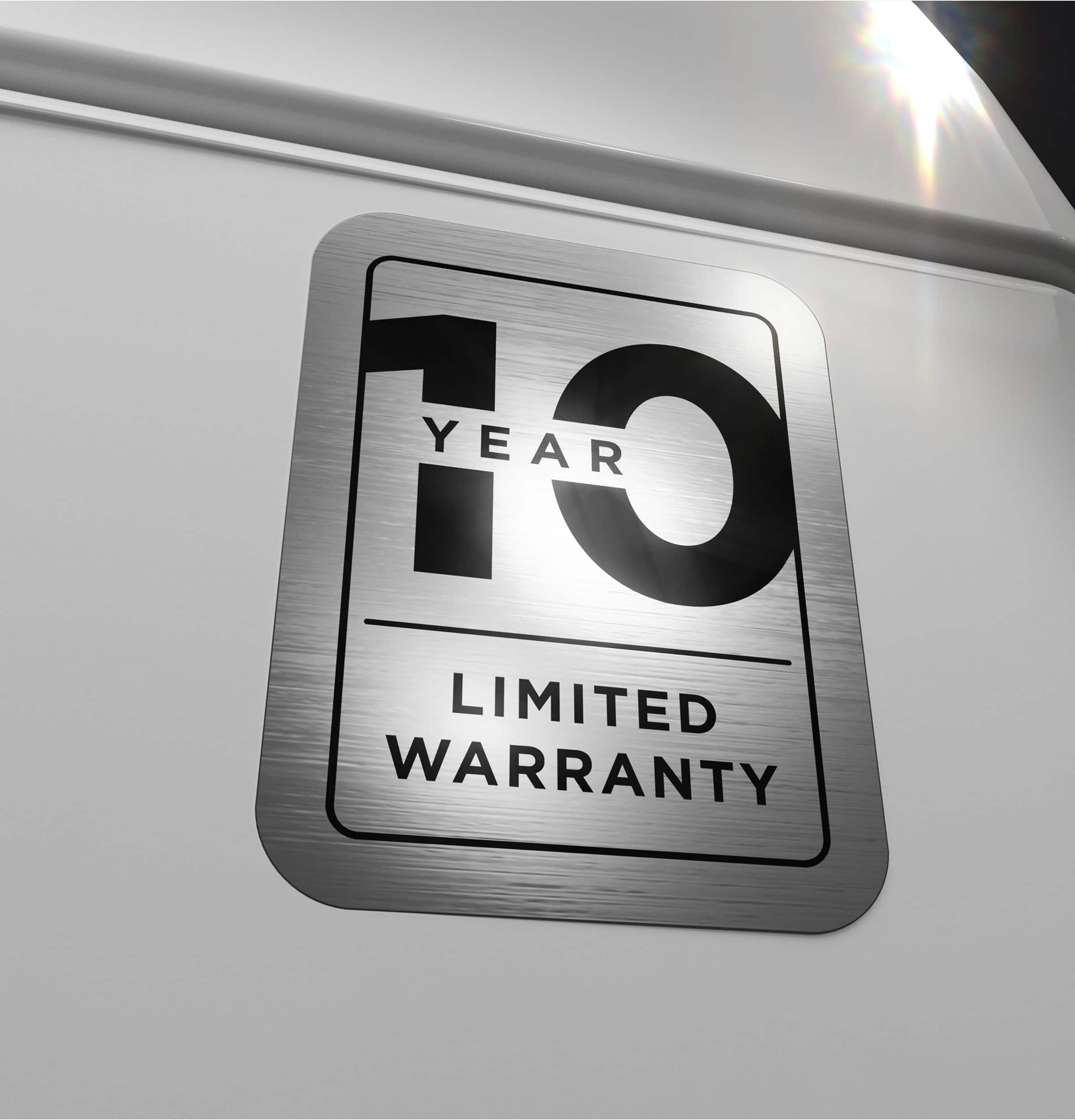 "10 YEAR LIMITED WARRANTY"